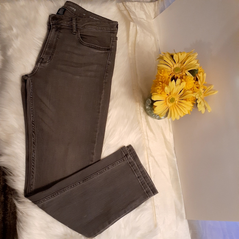 Calvin Klein Grey Boyfriend Jeans
